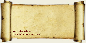 Danica Tasojević vizit kartica